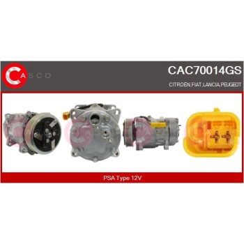 Compresor, aire acondicionado - CASCO CAC70014GS