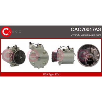 Compresor, aire acondicionado - CASCO CAC70017AS