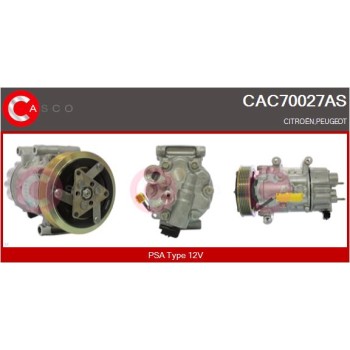 Compresor, aire acondicionado - CASCO CAC70027AS