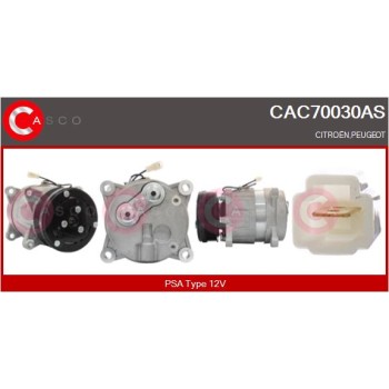 Compresor, aire acondicionado - CASCO CAC70030AS