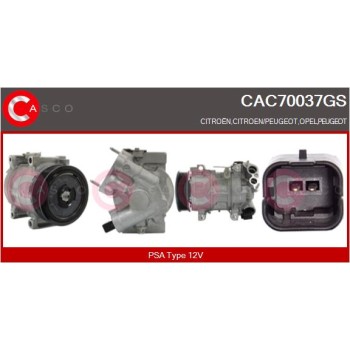 Compresor, aire acondicionado - CASCO CAC70037GS
