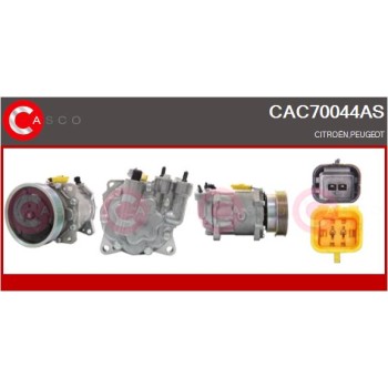 Compresor, aire acondicionado - CASCO CAC70044AS