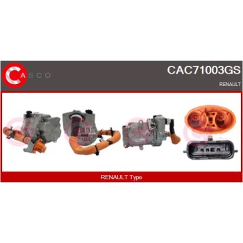 Compresor, aire acondicionado - CASCO CAC71003GS