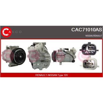 Compresor, aire acondicionado - CASCO CAC71010AS