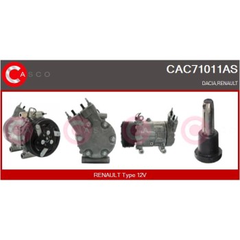 Compresor, aire acondicionado - CASCO CAC71011AS