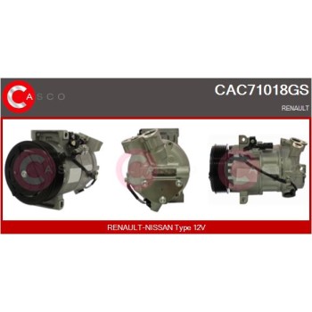 Compresor, aire acondicionado - CASCO CAC71018GS