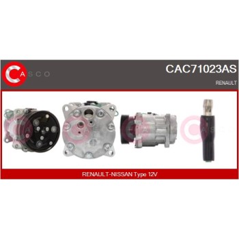 Compresor, aire acondicionado - CASCO CAC71023AS
