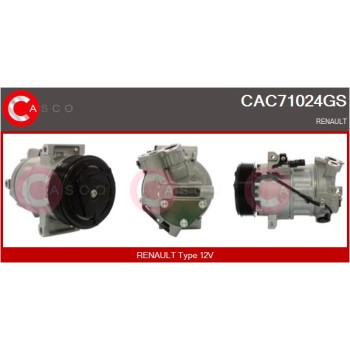 Compresor, aire acondicionado - CASCO CAC71024GS