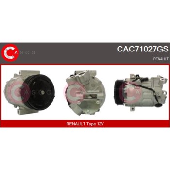 Compresor, aire acondicionado - CASCO CAC71027GS