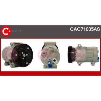 Compresor, aire acondicionado - CASCO CAC71035AS