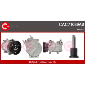 Compresor, aire acondicionado - CASCO CAC71039AS