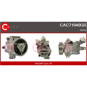Compresor, aire acondicionado - CASCO CAC71040GS