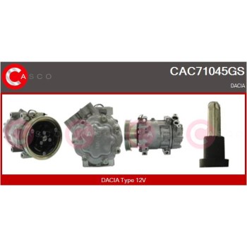 Compresor, aire acondicionado - CASCO CAC71045GS