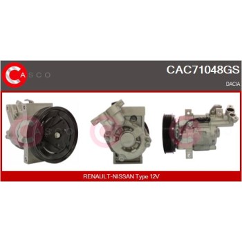 Compresor, aire acondicionado - CASCO CAC71048GS