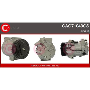 Compresor, aire acondicionado - CASCO CAC71049GS