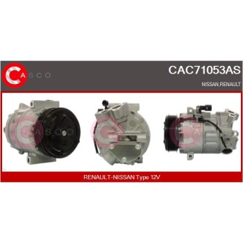 Compresor, aire acondicionado - CASCO CAC71053AS
