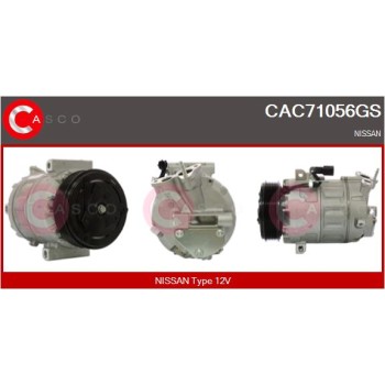 Compresor, aire acondicionado - CASCO CAC71056GS
