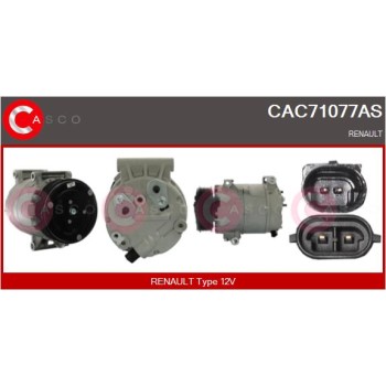 Compresor, aire acondicionado - CASCO CAC71077AS