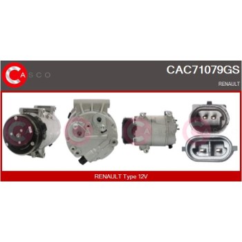 Compresor, aire acondicionado - CASCO CAC71079GS