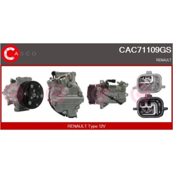 Compresor, aire acondicionado - CASCO CAC71109GS