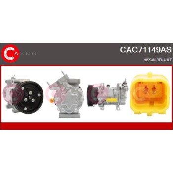 Compresor, aire acondicionado - CASCO CAC71149AS