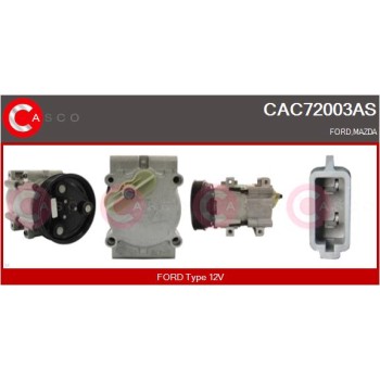 Compresor, aire acondicionado - CASCO CAC72003AS