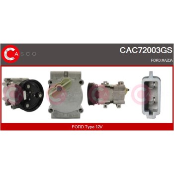 Compresor, aire acondicionado - CASCO CAC72003GS