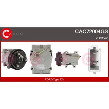 Compresor, aire acondicionado - CASCO CAC72004GS