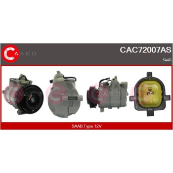 Compresor, aire acondicionado - CASCO CAC72007AS