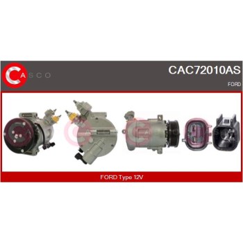 Compresor, aire acondicionado - CASCO CAC72010AS