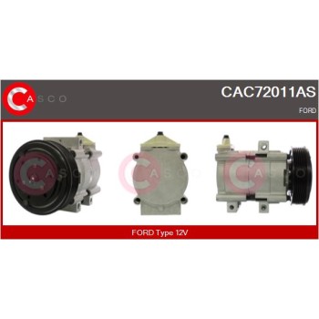 Compresor, aire acondicionado - CASCO CAC72011AS