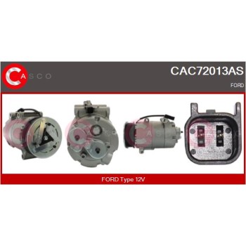 Compresor, aire acondicionado - CASCO CAC72013AS