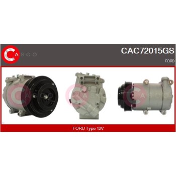 Compresor, aire acondicionado - CASCO CAC72015GS