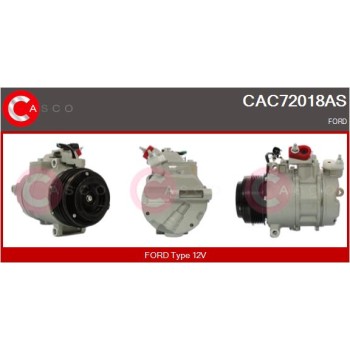 Compresor, aire acondicionado - CASCO CAC72018AS