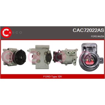 Compresor, aire acondicionado - CASCO CAC72022AS