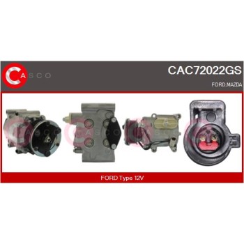 Compresor, aire acondicionado - CASCO CAC72022GS