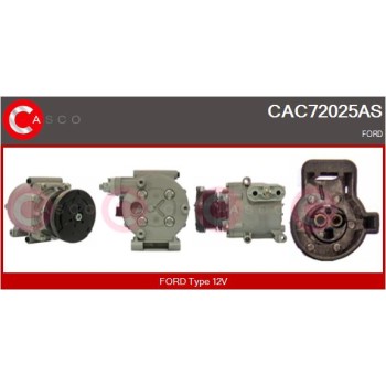 Compresor, aire acondicionado - CASCO CAC72025AS