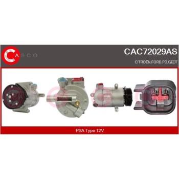 Compresor, aire acondicionado - CASCO CAC72029AS