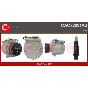 Compresor, aire acondicionado - CASCO CAC72031AS