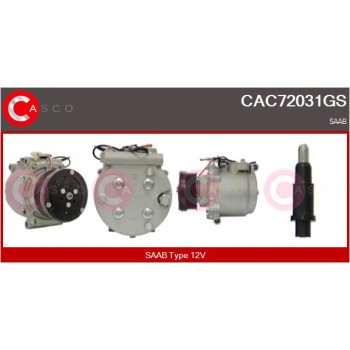 Compresor, aire acondicionado - CASCO CAC72031GS