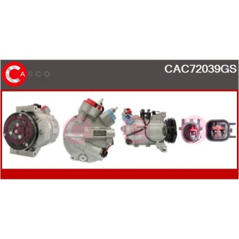 Compresor, aire acondicionado - CASCO CAC72039GS