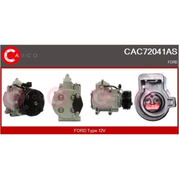 Compresor, aire acondicionado - CASCO CAC72041AS