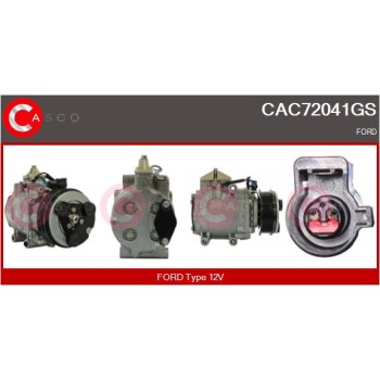 Compresor, aire acondicionado - CASCO CAC72041GS