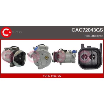 Compresor, aire acondicionado - CASCO CAC72043GS
