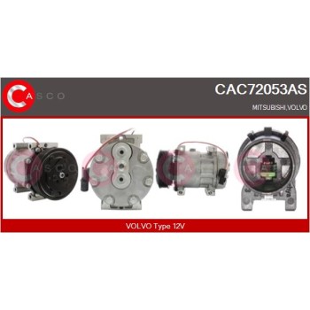 Compresor, aire acondicionado - CASCO CAC72053AS