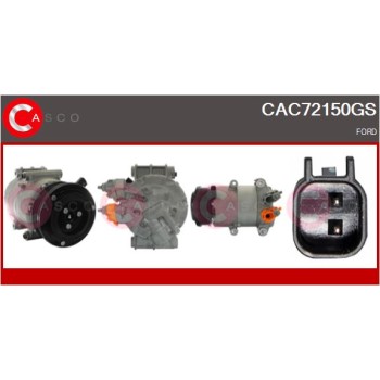 Compresor, aire acondicionado - CASCO CAC72150GS
