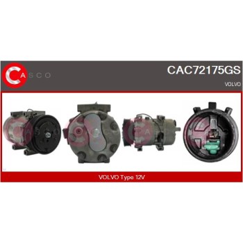 Compresor, aire acondicionado - CASCO CAC72175GS