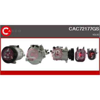 Compresor, aire acondicionado - CASCO CAC72177GS