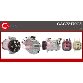 Compresor, aire acondicionado - CASCO CAC72179GS
