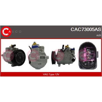 Compresor, aire acondicionado - CASCO CAC73005AS